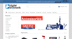 Desktop Screenshot of digitalelektronik.si
